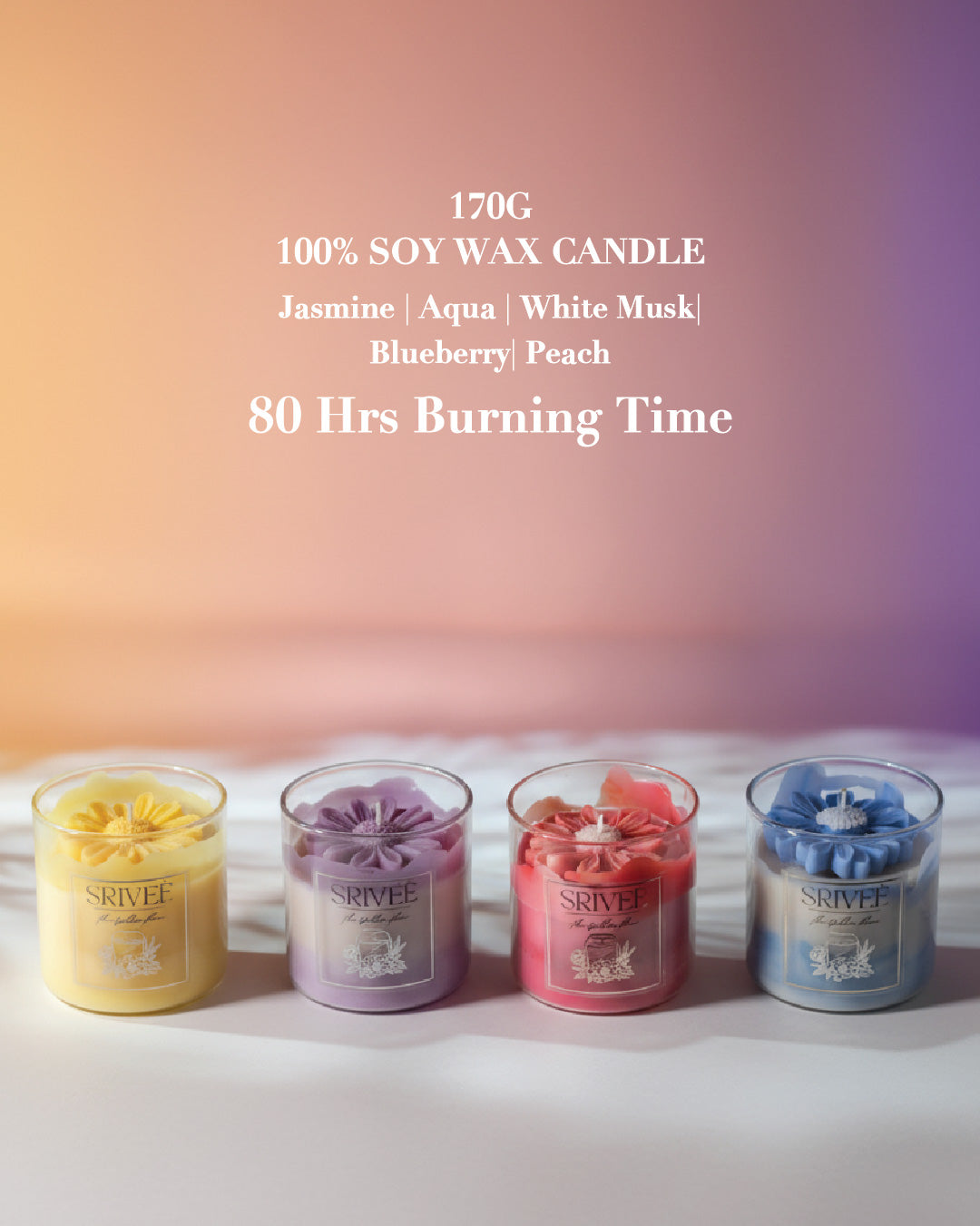 Home Decor - Daisy Candles