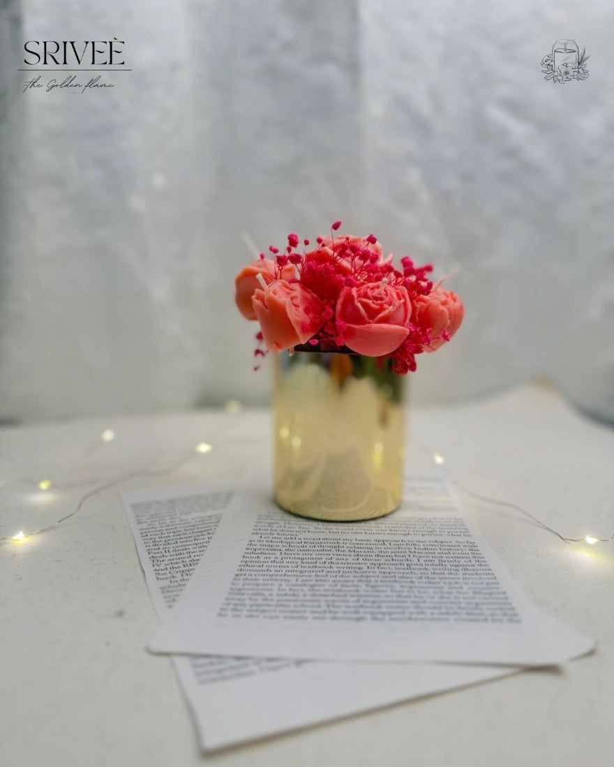 Flower Bouquet Candle