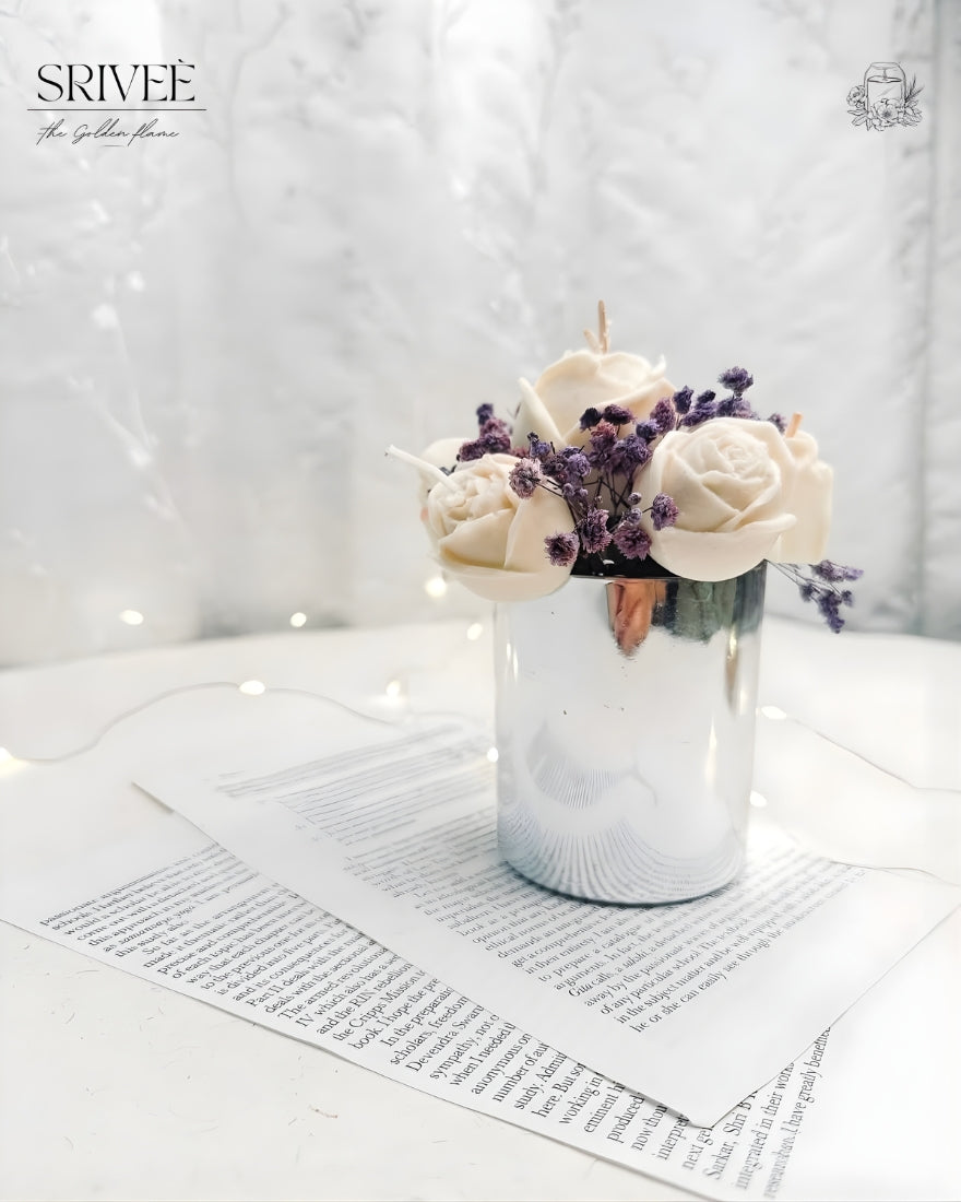 Flower Bouquet Candle